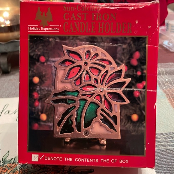 Cast Iron Candle Holder - Picture 1 of 3